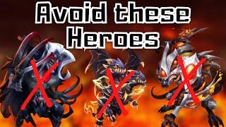 What Heroes to avoid in 2022  Castle Clash