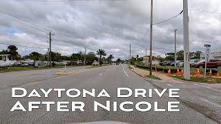 4K South Daytona to New Smyrna Drive  After Hurricane Nicole
