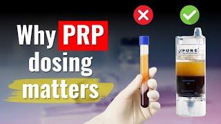 Why PRP Injection Platelet Dosing ACTUALLY Matters