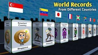 World Records from different Countries  World Data Info