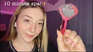 ASMR 10 minute spa‍️layered sounds