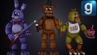 Gmod FNAF  Rebuilding The FNAF 1 Animatronics With Spare Parts Part 1