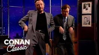 Christopher Walken Teaches Conan Dance Moves  Late Night with Conan O’Brien