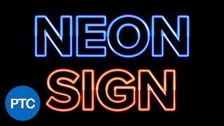 Easily Create a Vibrant Neon Text Effect in Photoshop