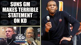 Suns GM James Jones Says Nobody Has Ever Maximized Kevin Durant?  THE ODD COUPLE