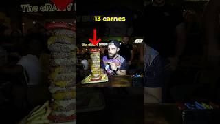 Puedo comerme esta burger de 13 carnes en tiempo récord? 2019 #foodchallenge