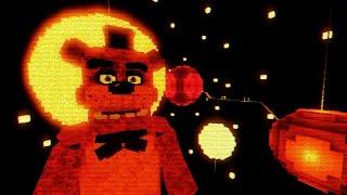 Minecraft FNAF Universe Mod Creative  Building A Freddy In Space Themed Roller Coaster S4 #8