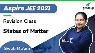 Aspire JEE 2021  States of Matter  Revision Class  JEE Main Chemistry  Gradeup JEE