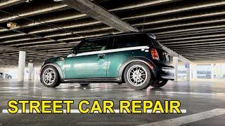 I SPENT just 100$ to FIX this MINI COOPER on the street ... and see what happened ...