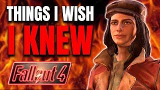 Fallout 4 - 10 Things I Wish I Knew Before Playing Tips and Tricks