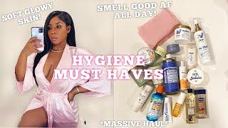 MY SHOWER & SELF CARE MUST HAVES FOR SOFT GLOWY SKIN + HYGIENE TIPS TO SMELL GOOD AF ALL DAY *HAUL*