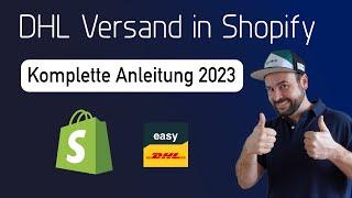 DHL & Post Versand in Shopify - Komplette Anleitung 2023