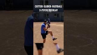 CutterSliderFastball + Overlay  #shorts