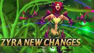 ZYRA NEW ABILITIES QOL CHANGES - League of Legends