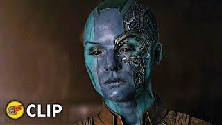 Nebula Kills Nebula Scene  Avengers Endgame 2019 IMAX Movie Clip HD 4K