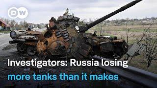 Is Russia at risk of running out of tanks?  DW News