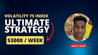 The only Volatility 75 index strategy you need to know in 2022