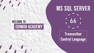 66. TCL Commit Rollback Save in MS SQL Server  SQL Server Tutorial in Hindi  SQL Server 2023