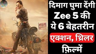 Top 6 Best Action Crime Thriller Movies On Zee5  Mystery Thriiler Hindi Movies  Part 1