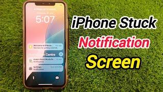 How to Fix iPhone Stuck on Notification Screen