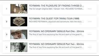 New Four FEYNMAN documentaries on VIMEO - click link below...