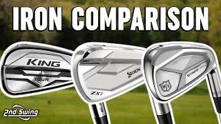 Golf Irons Comparison  Cobra KING Tour vs Srixon ZX7 vs Wilson Staff Model CB