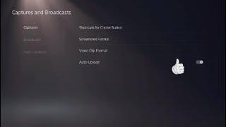 Enable Auto Upload on PS5 if you can not see your captures in the App