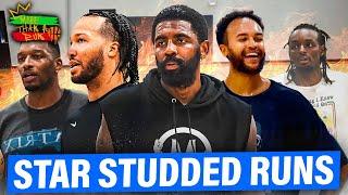 Kyrie Irving Jalen Brunson Jeremi Grant Kyle Anderson Torey Craig at MTAR pro run