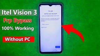 Itel Vision 3 Frp bypass Itel Vision 3 google account remove Itel vision 3 Android 11 frp