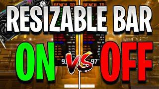 Resizable Bar Enable VS Disable  Benchmark 5 Games