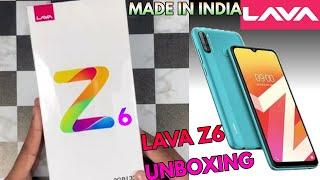 Lava Z6 Mobile Unboxing & First Look  Best made in india mobile under 10k in 2021 by AVKTech