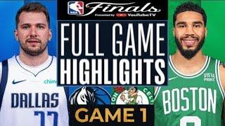 Boston Celtics vs. Dallas Mavericks - Full Highlights HD Game 1  June 6  2024 NBA Finals