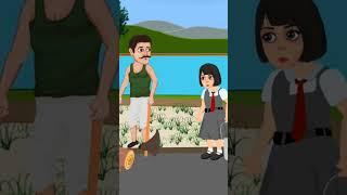 maha kitna khayal rakhti h apne papa ka #funnyshorts #funnycartoon #papagirl #papakiprincess #viral