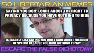 MEME Libertarian Meme compilation. - 50 memes