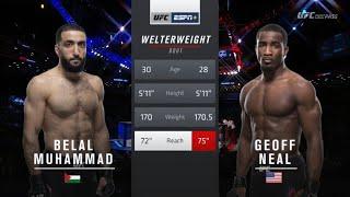 UFC Fight Night 143 Muhammad vs. Neal Full Fight Highlights