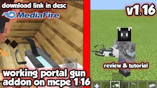 WORKING PORTAL ADDON FOR MCPE 1.16+