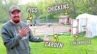 City to Farm in 2 Years 2.5 Acre Homestead Tour