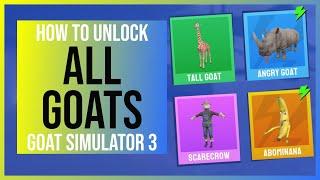 Goat Simulator 3 All Goats & How to unlock them