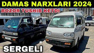 Keskin TUSHDI.. DAMAS NARXLARI SERGELI MOSHINA BOZORI 2024 Дамас нархлари 2024