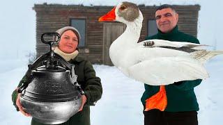 Fat Goose Stewed In An Afghan Cauldron An Incredibly Delicious Dish