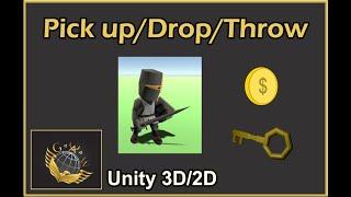 Unity Pickup Drop Throw items