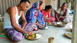 সরপুঁটি মাছ সাথে কচুর মুখী গ্রামীণ রান্না ️village food cooking