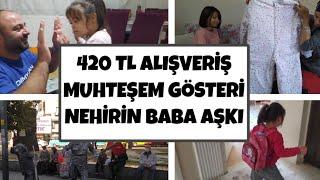 420 TL LİK ALIŞVERİŞ MELEĞİM OKULA GİDİYO