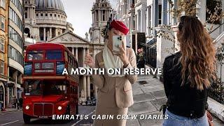 Emirates Cabin Crew Vlog  A Month On Reserve  3am Standby  GRWM