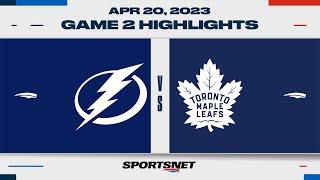 NHL Game 2 Highlights  Lightning vs. Maple Leafs - April 20 2023