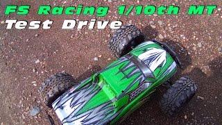 FS Racing 110th scale Brushless Monster Truck - Test Drive 