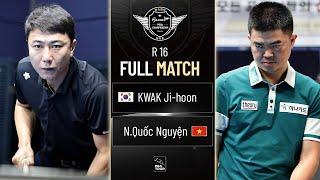 FULL MATCH KWAK Ji-hoon - NGUYỄN Quốc Nguyện  PBA R16  SY Bazzar Championship 2023