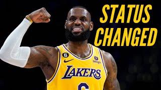 Lakers Upgrade LeBrons Status