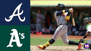 Braves Highlights vs The Athletics  2023 MLB Highlights  53123