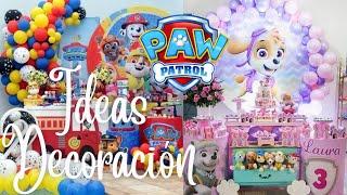 PAW PATROL IDEAS DE DECORACIÓN TEMÁTICA-Karol